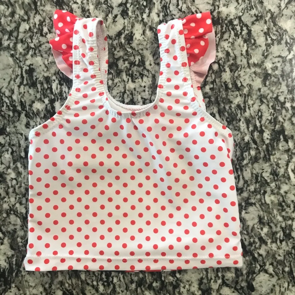 Disney Minnie Mouse Red/White Polka Dot Swim Tank